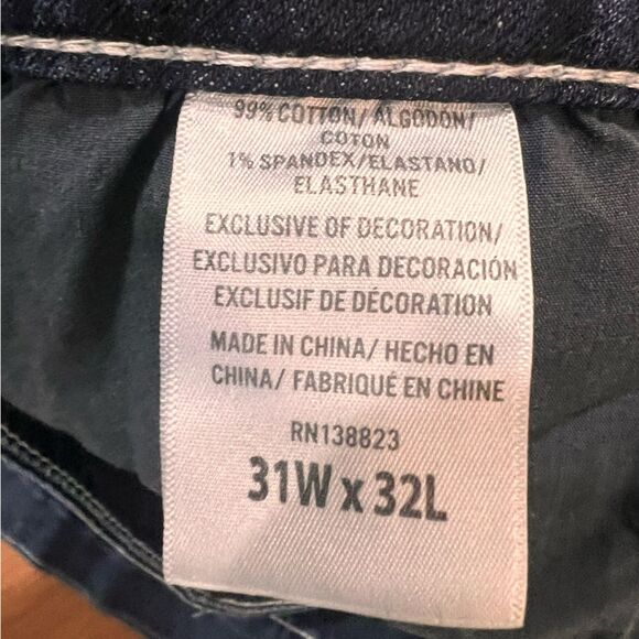 Shyanne Bootcut Flare Jeans Dark Wash Western Stitched Pockets Short 31W x 32L - Picture 7 of 7